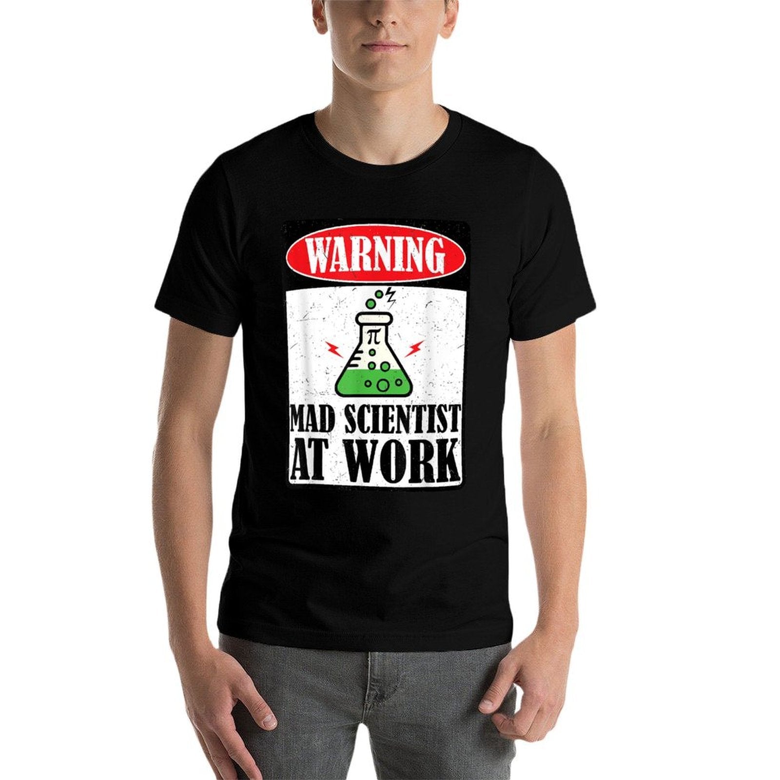 Funny Mad Scientist Science Teacher Halloween Costume Kids  Breathable T-Shirt