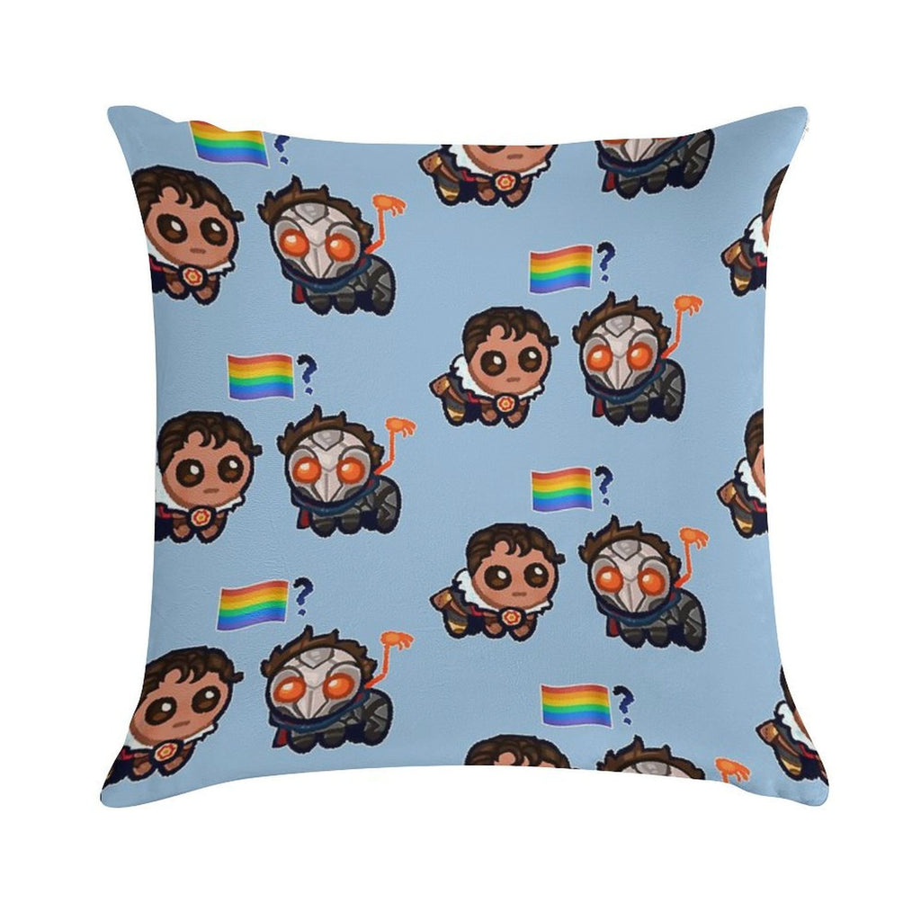 Vikjayce  Great Minds Think Alike Soft Multiple Sizes Throw Pillow