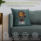 Chibi Lae'zel Soft Warmth Comfort Throw Pillow