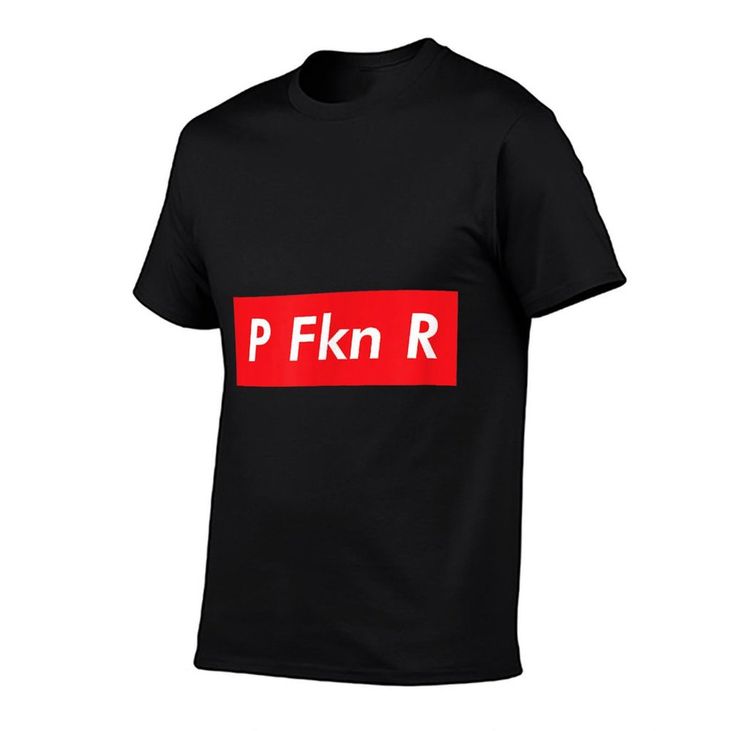 P FKN R Puerto Rico Fan Funny Meme Urban Slang Spanish Music  Rolled Sleeves T-Shirt