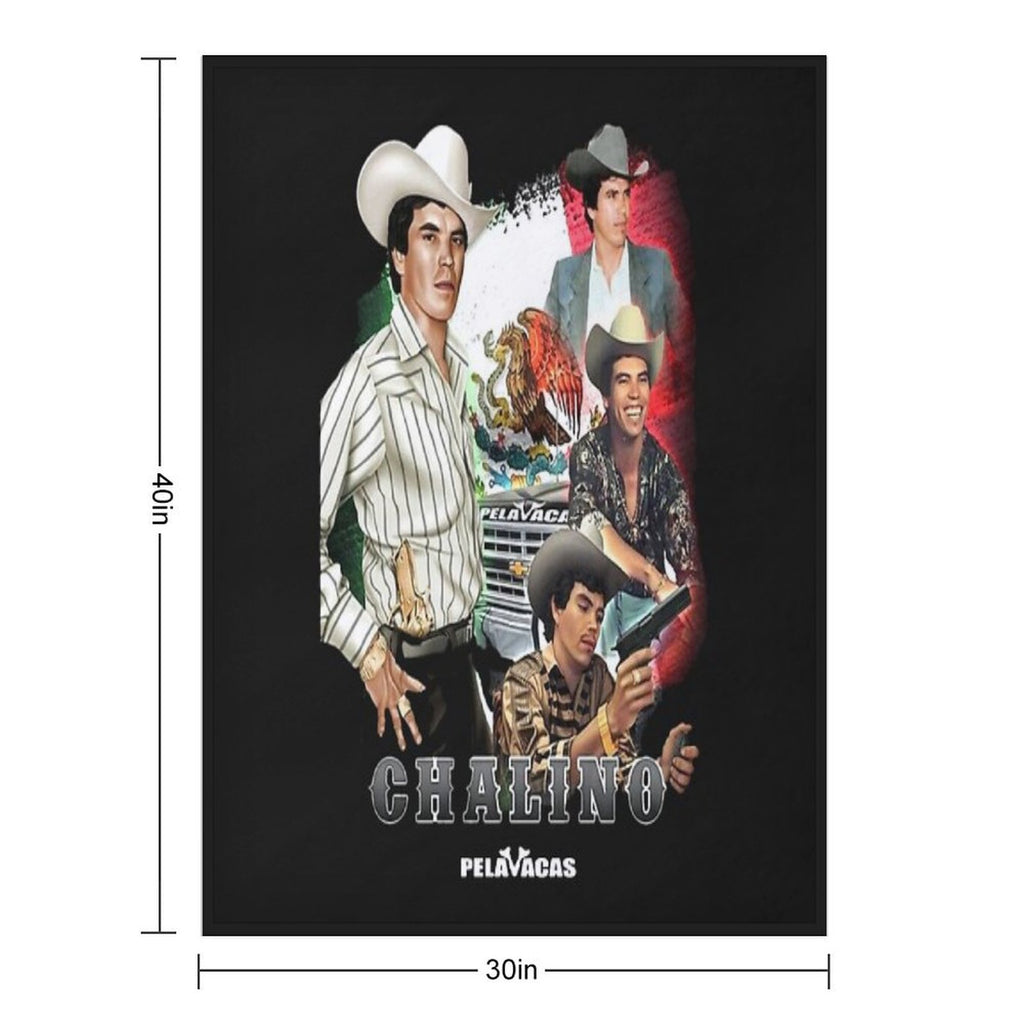 Chalino Mexican Singer #07 Shrink-resistant Throw Blanket