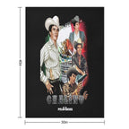 Chalino Mexican Singer #07 Shrink-resistant Throw Blanket