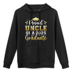 Proud Uncle of A 2025 Graduate Senior Graduation Men Durable Construction Hoodie