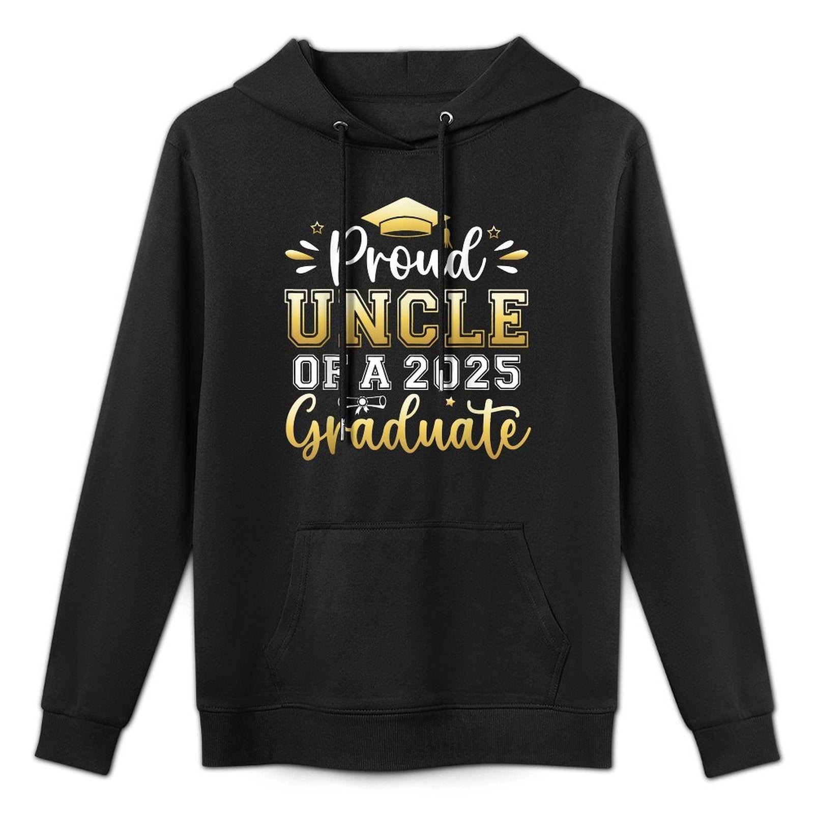 Proud Uncle of A 2025 Graduate Senior Graduation Men Durable Construction Hoodie