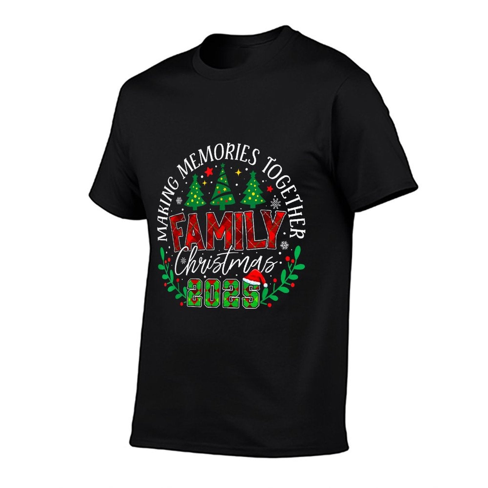 Matching Family Christmas 2025 Making Memories Together  Summer-ready Fabric T-Shirt