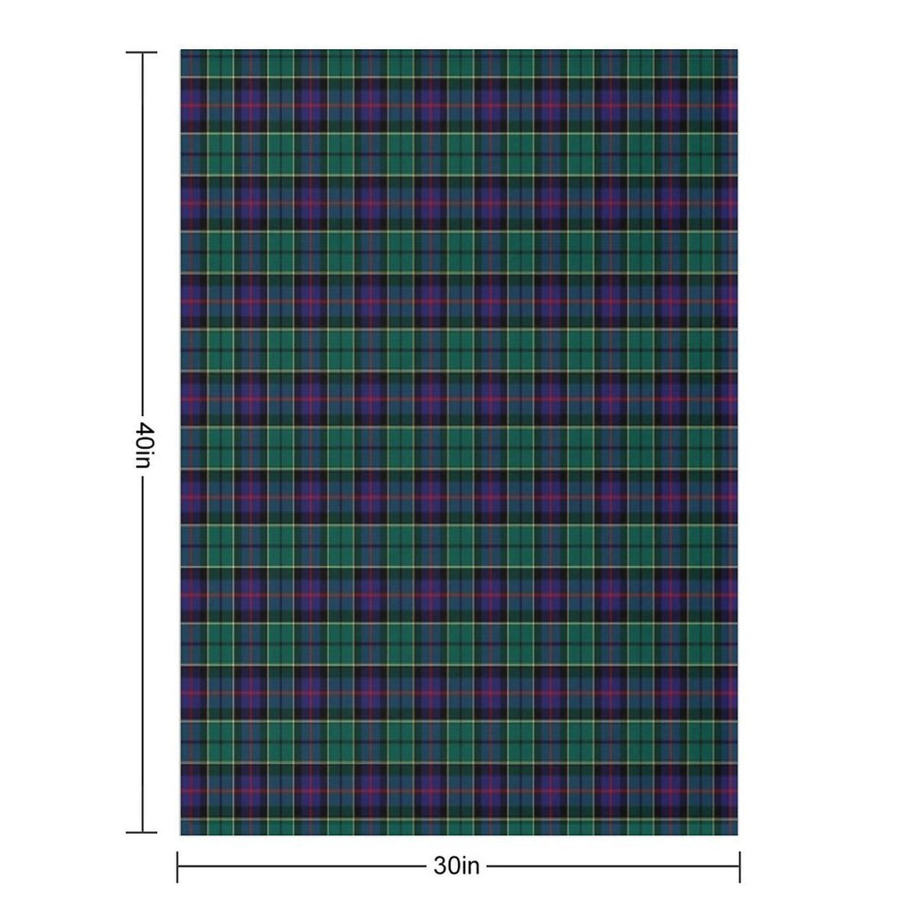 Clan Forsyth Tartan Plush Throw Blanket