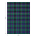 Clan Forsyth Tartan Plush Throw Blanket