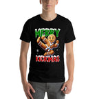 Merry Kickmas Taekwondo Karate Gingerbread Man Martial Arts  Affordable Price T-Shirt