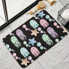 Ocean Doodles #1b  Multi-Purpose Bath Mat