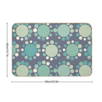 Big Little Dots Sea Green  Stain-Proof Bath Mat