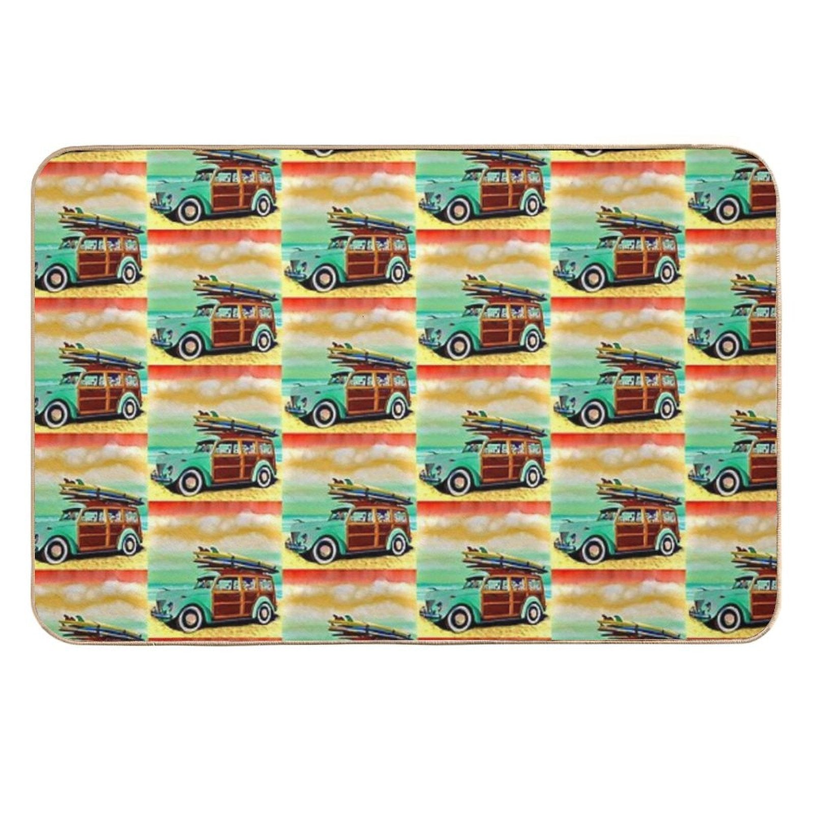 Surf Safari - Woody Fully Loaded.  Pet-Safe Bath Mat