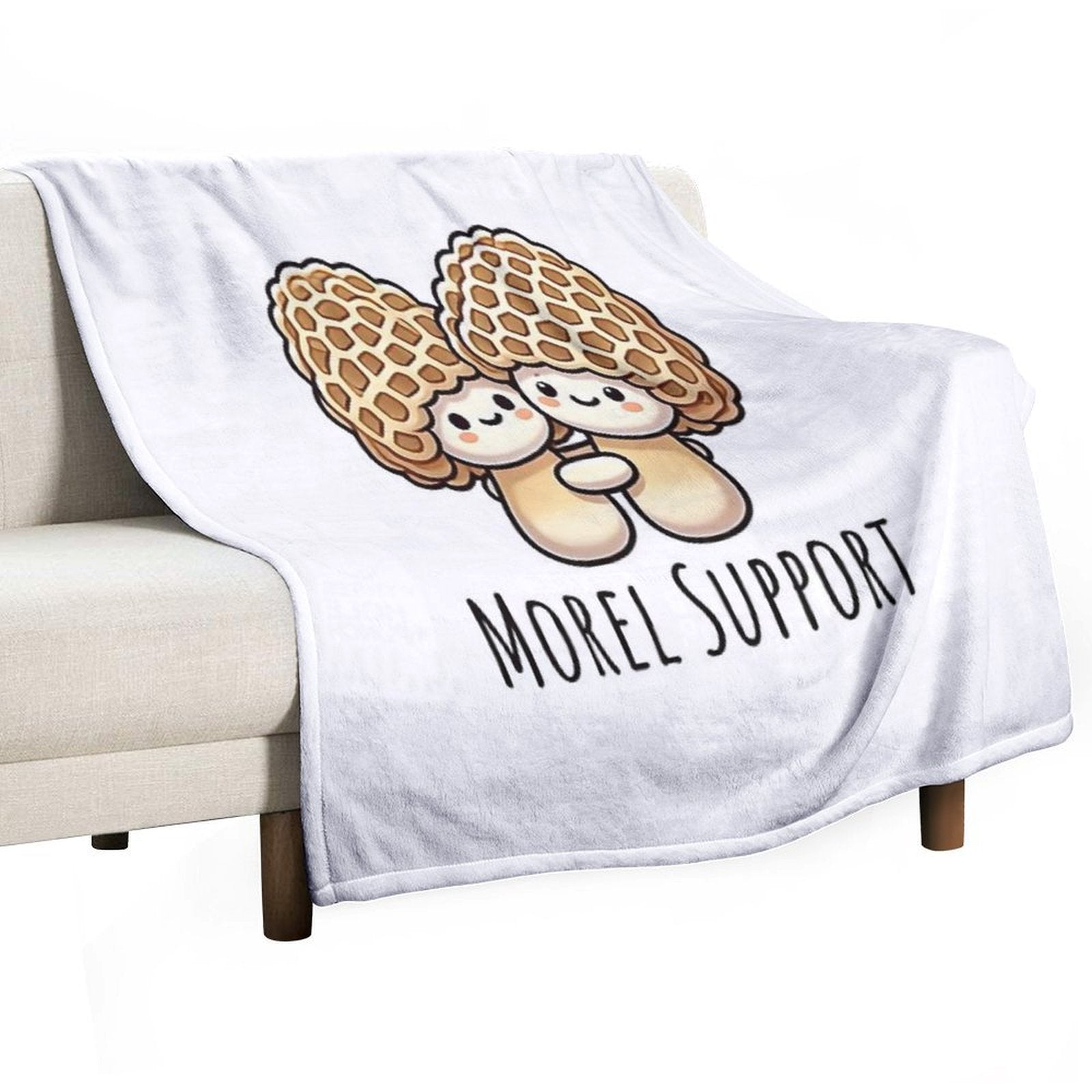 Morel Support Comfort Throw Blanket