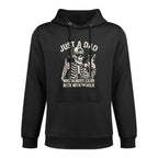 Skeleton Funny Just A Dad Who Always Came Back With The Milk Unisex Design Hoodie