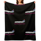 McDonnell Douglas MD-11 - Delta Air Lines Gift-ready Throw Blanket
