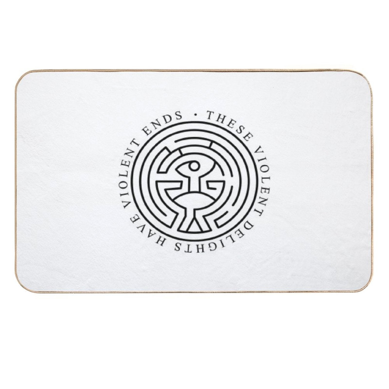 Westworld - These Violent Delights Have Violent Ends (white)  Non-Slip Bath Mat