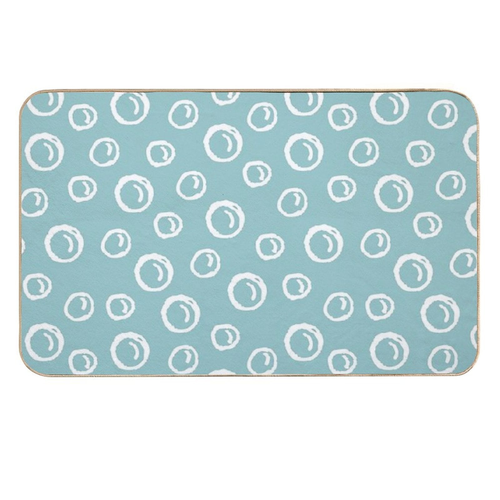 Nautical Anchors Beach Fish Vacation  Blue Bubbles  Pretty Face Masks Dust Masks  Non-Slip Bath Mat