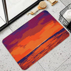 Ocean Sunset  Eco-Friendly Bath Mat