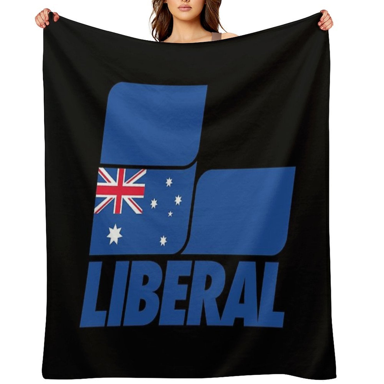 Liberal Party of Australia Machine-washable Throw Blanket