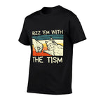 Rizz Em With The Tism Rizzler Meme Rizzling Meme Squirrel  Wrinkle-resistant T-Shirt