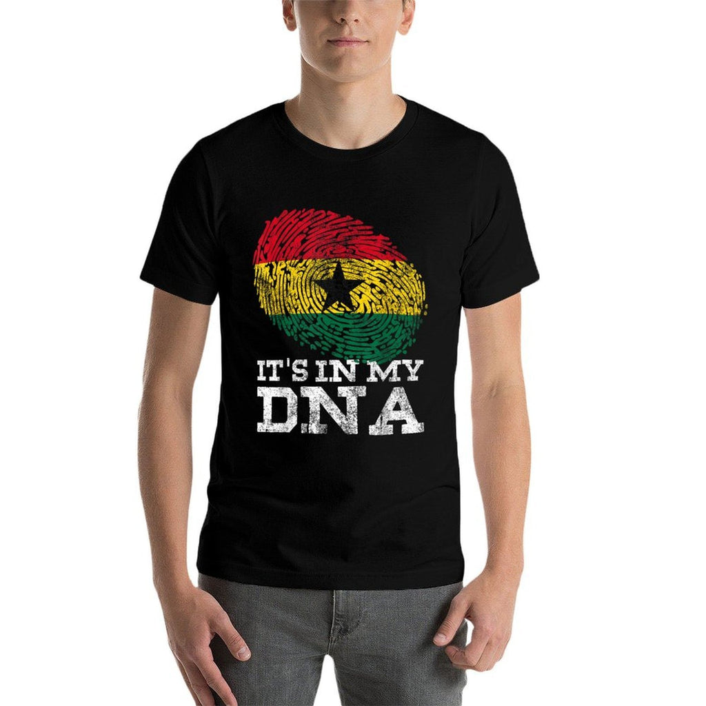 Its In My DNA Ghanaian Print African Roots Proud Ghana Comfortable T-Shirt