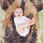 African Wild Dog Premium Throw Blanket