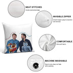 Muppets Pedro Pascal And Oscar Isaac Are Friendship Goals Soft Decorative Cover Throw Pillow