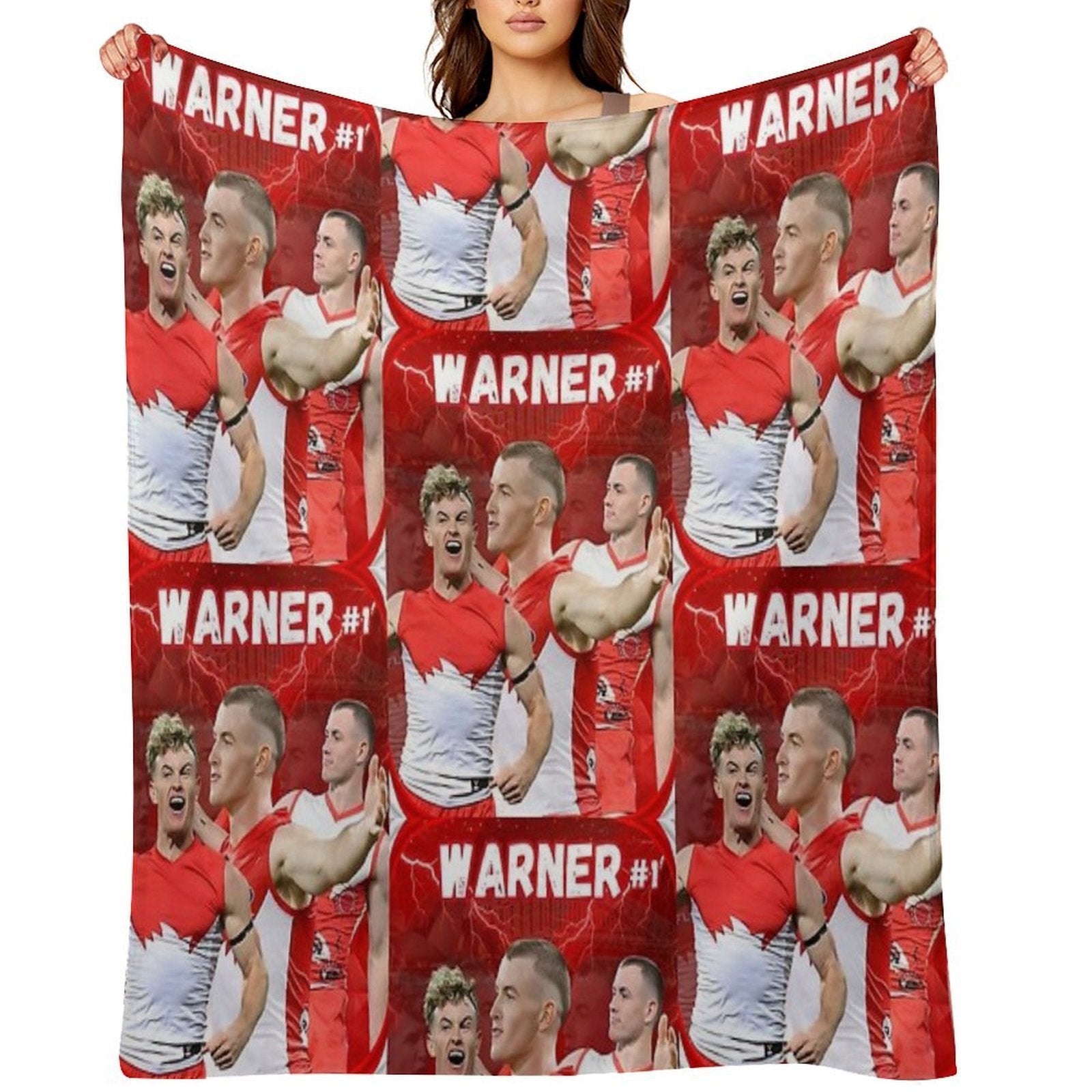 Chad Warner Sydney Swans AFL Football Player Wrinkle-free Throw Blanket