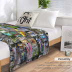 Cow Parade Machine-washable Throw Blanket