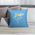 The Sharks LIU-icon Soft Shrink-Resistant Throw Pillow