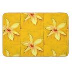 Star Yellow Lilly  Slip-Resistant Bath Mat