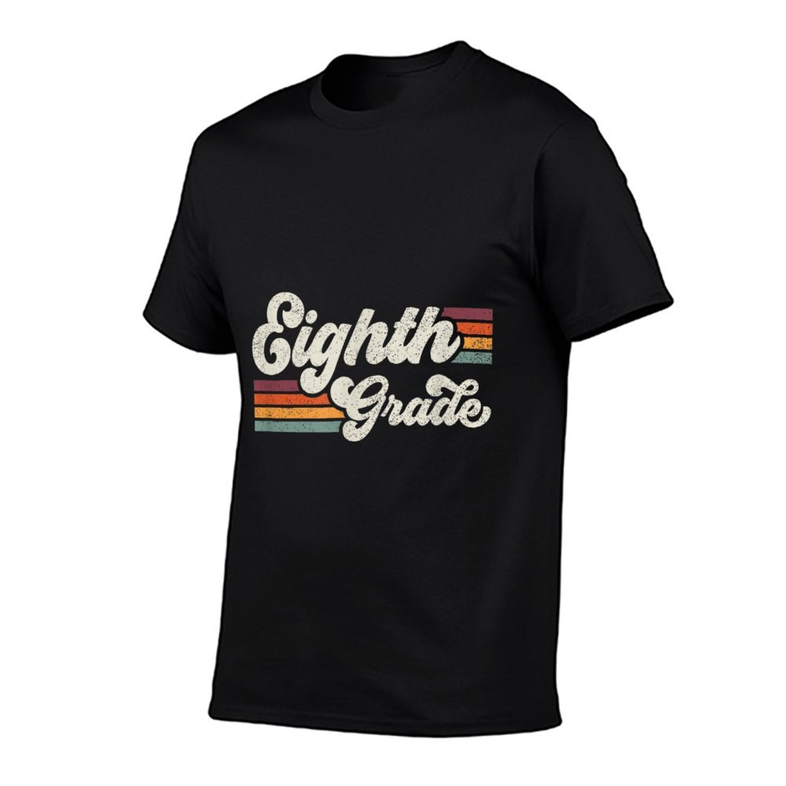 Retro Eighth Grade Teacher Back To School  Trendy Pattern T-Shirt
