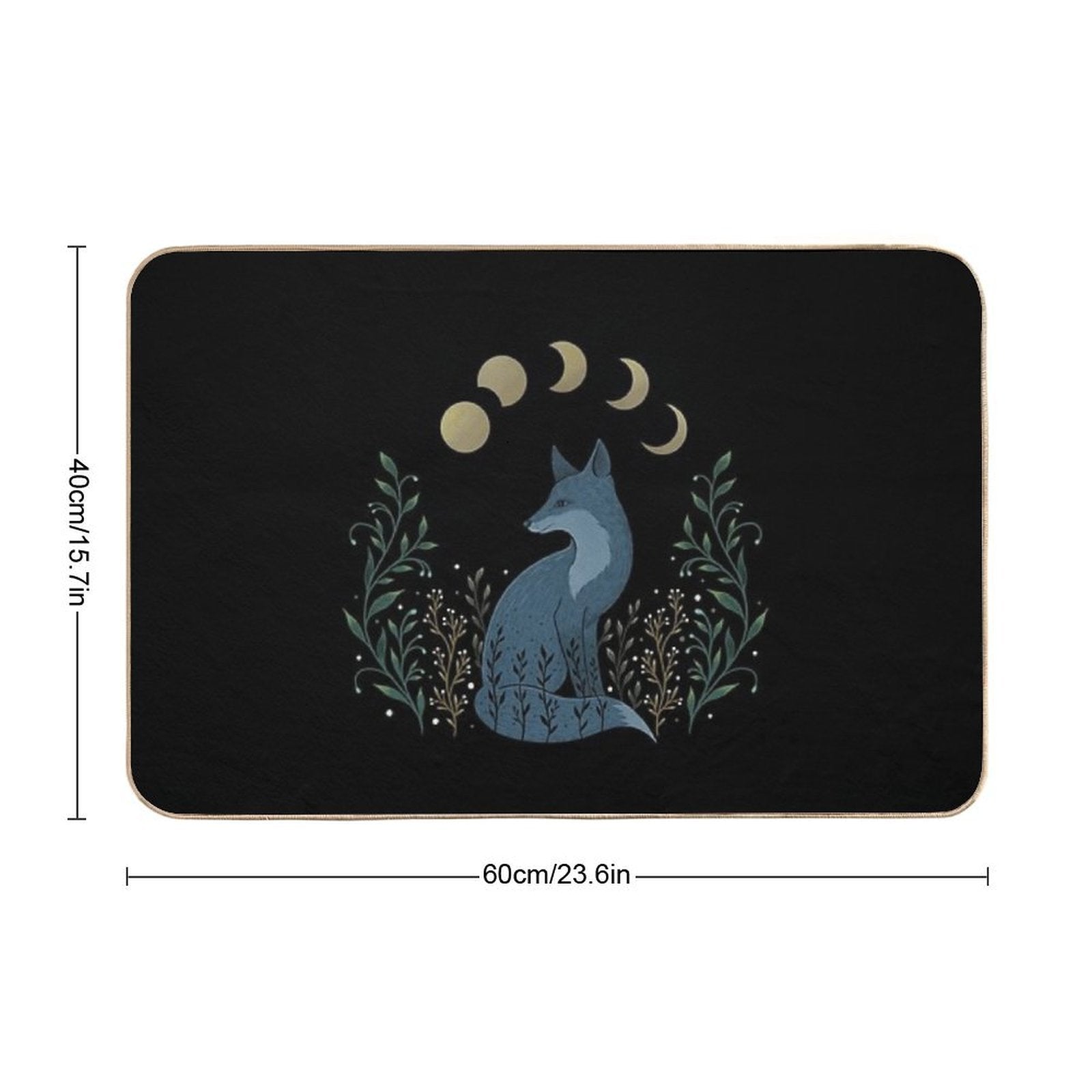 Fox on The Hill  Slip-Resistant Bath Mat