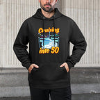 Cruising Into 50 Years Cruisin 50th Birthday Cruise Gift Premium Layering Staple Hoodie