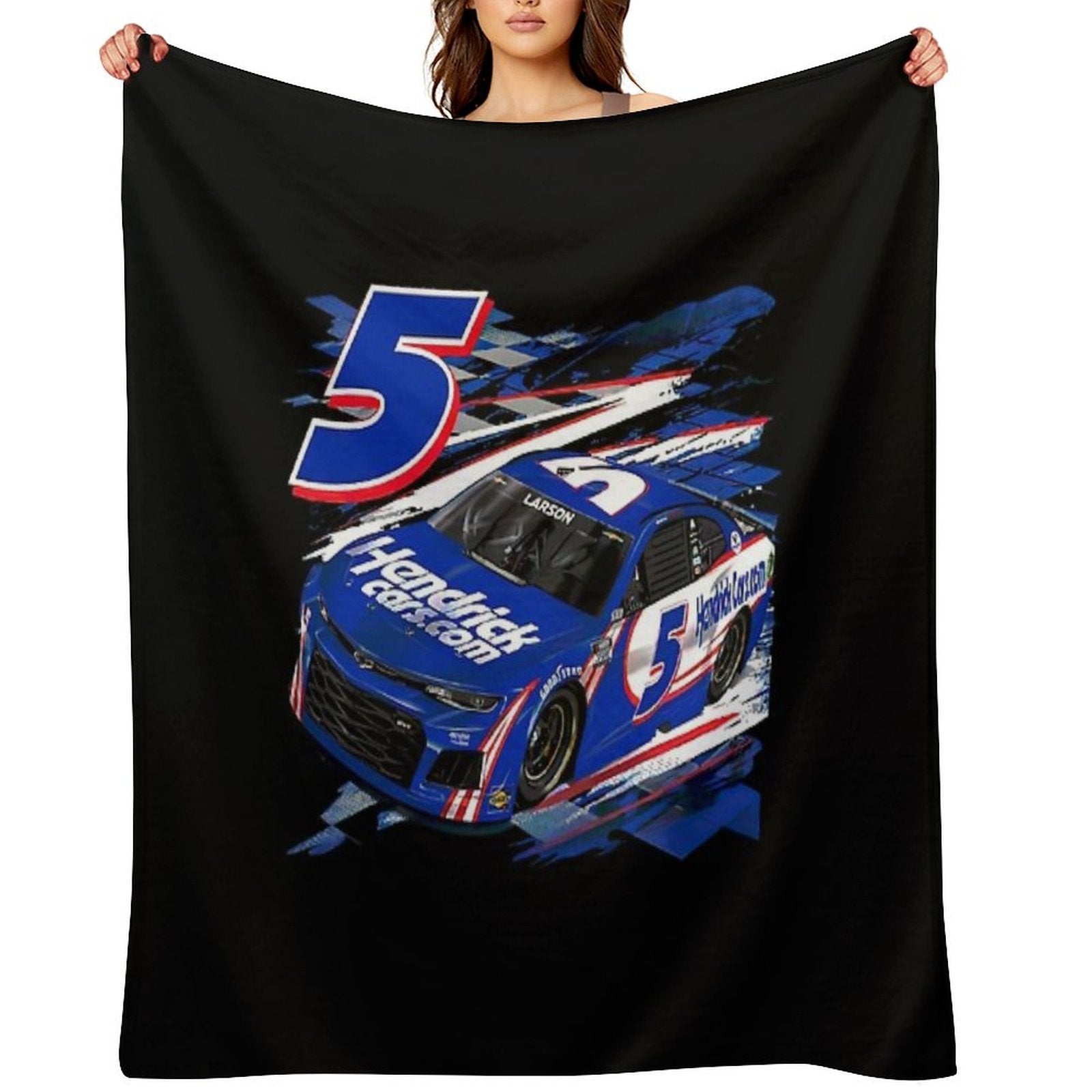 Kyle Larson Wins at Nashville, Kyle Larson Versatility Throw Blanket