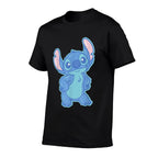 Disney Lilo  Stitch Fluffy Cute Pose Stitch  Durable T-Shirt