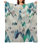 Call of The Mountains (in Evergreen) Versatility Throw Blanket