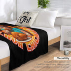 Steves Lava Chicken - Steve Eating Hot Lava Chicken Comfort Throw Blanket