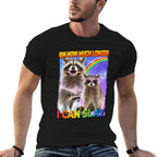 Idk How Much Longer I Can Slay Raccoon  Trendy Pattern T-Shirt