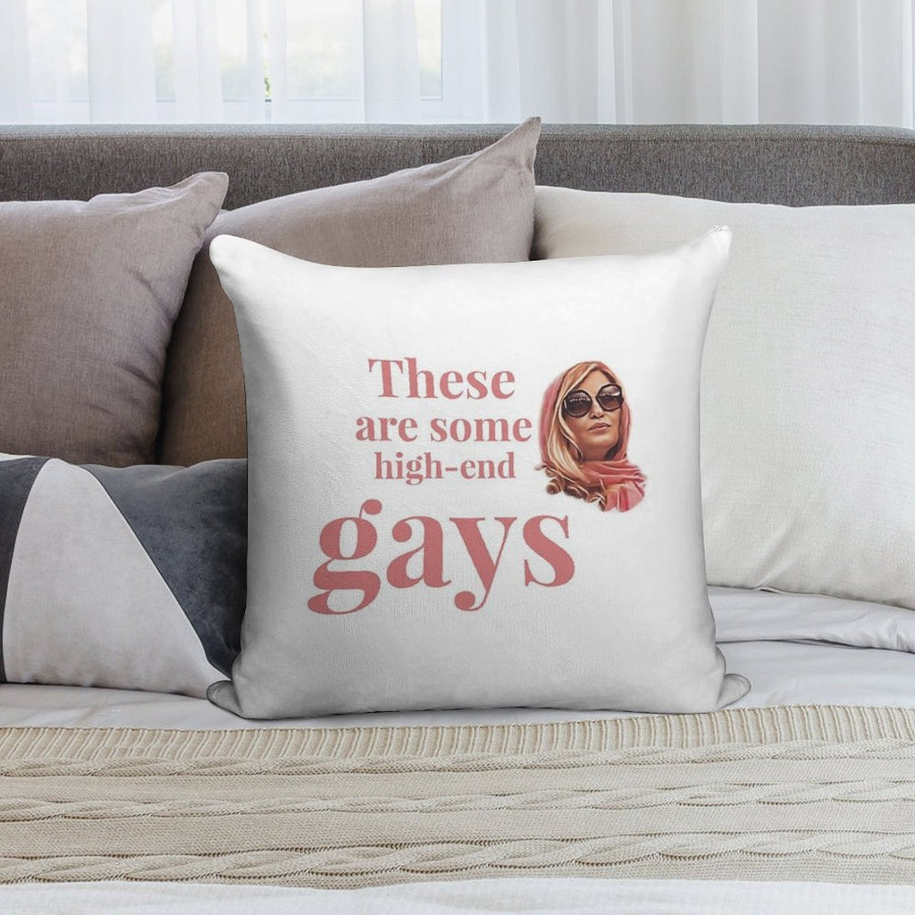 Tanya McQuoid White Lotus Quotes Soft Hidden Zipper Throw Pillow