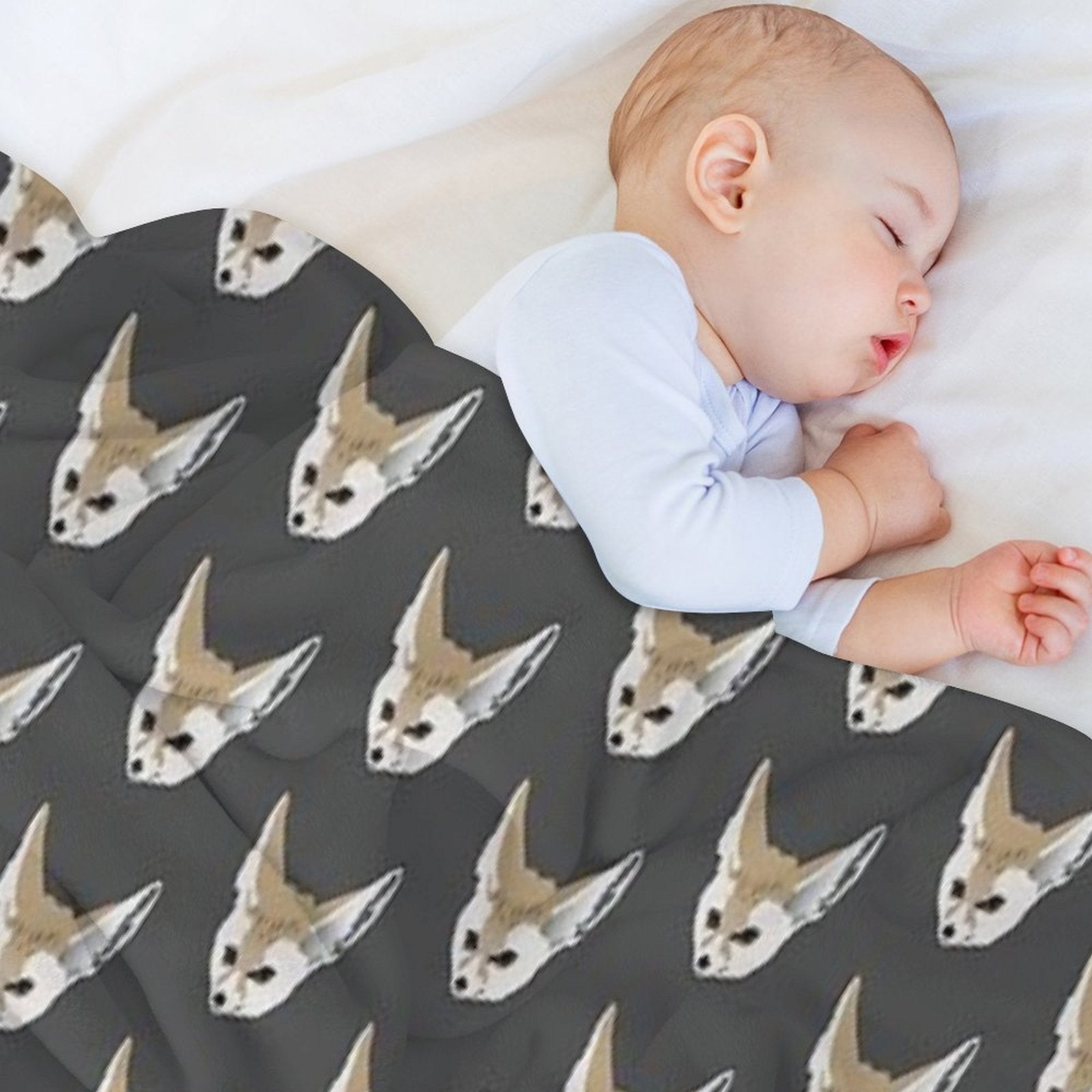 Fennec Fox Travel-friendly Throw Blanket