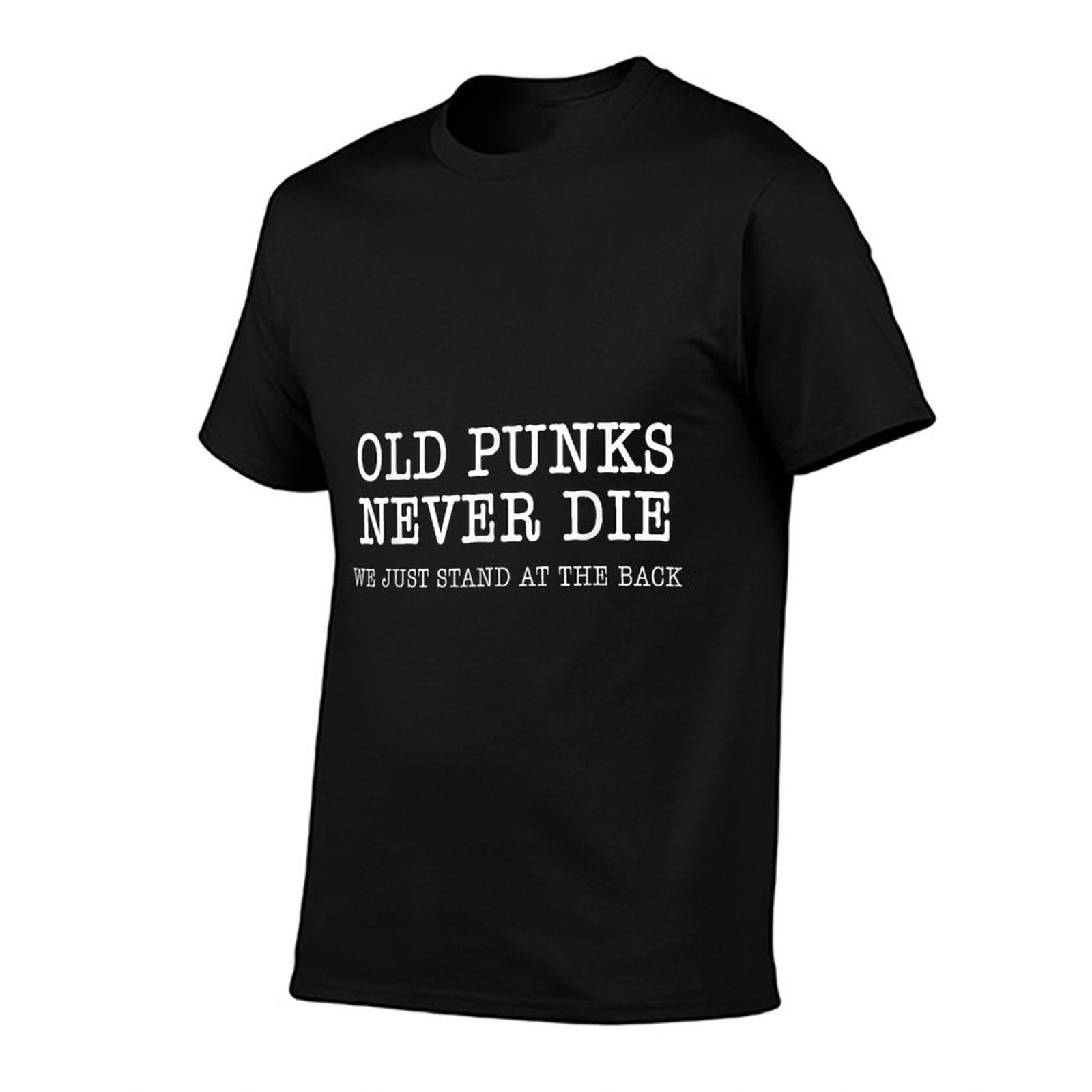 Old Punks Never Die Funny Rock Punk Anarchy Metal Roll Music  Heathered Texture T-Shirt