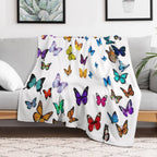 Butterfly Crazy Anti-pilling Throw Blanket