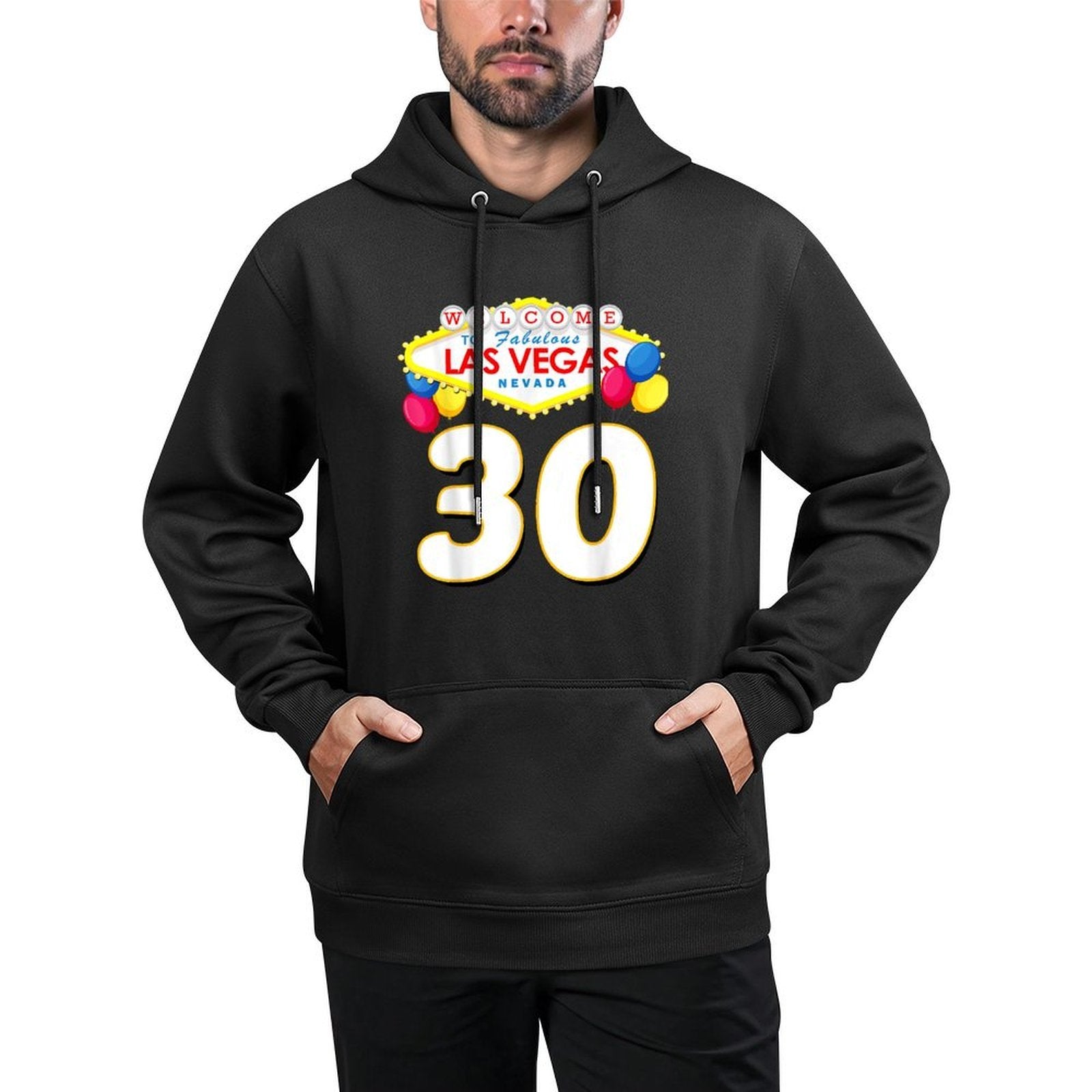 30th Birthday T Las Vegas Fabulous 30 Years Old Gift Shape Retention Hoodie