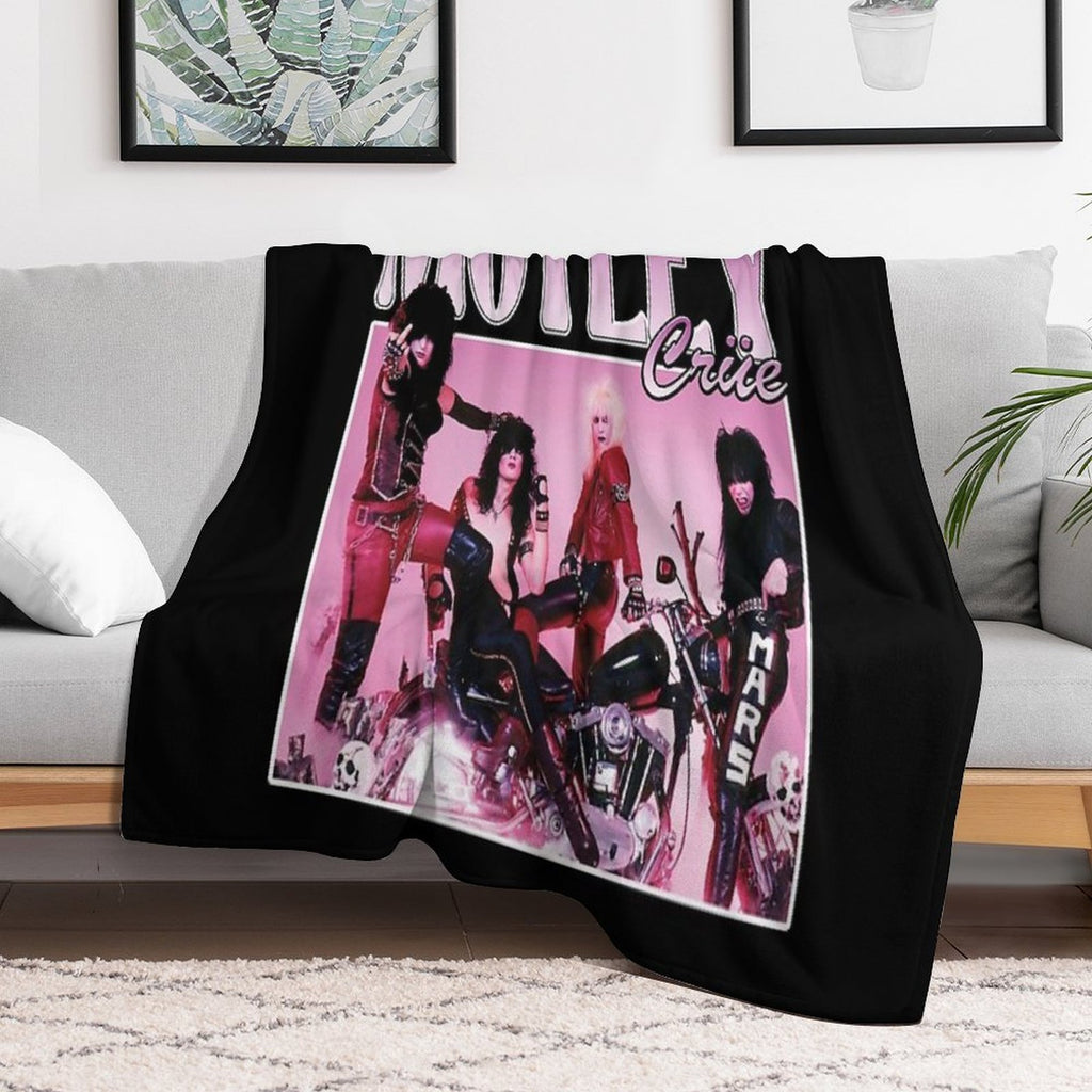 CRUE SHIRT Machine-washable Throw Blanket