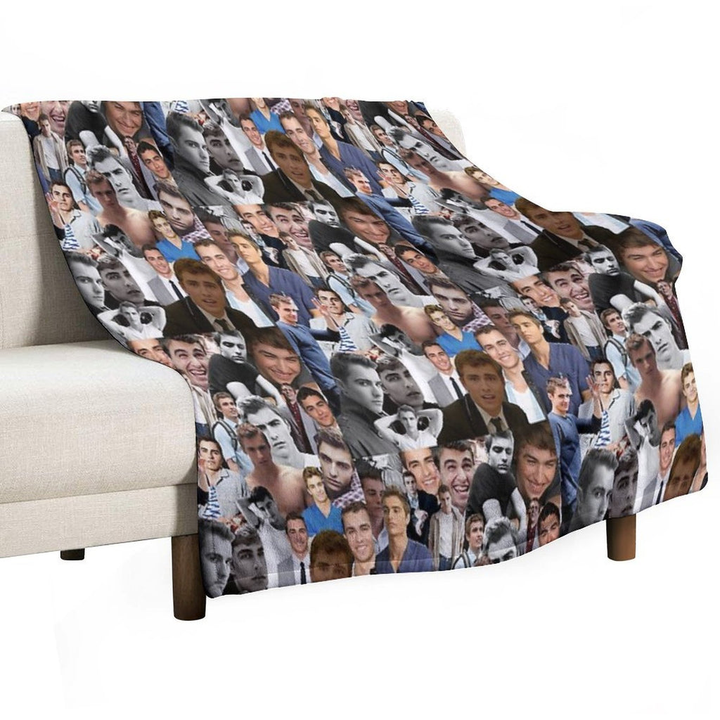 Dave Franco Collage Versatility Throw Blanket