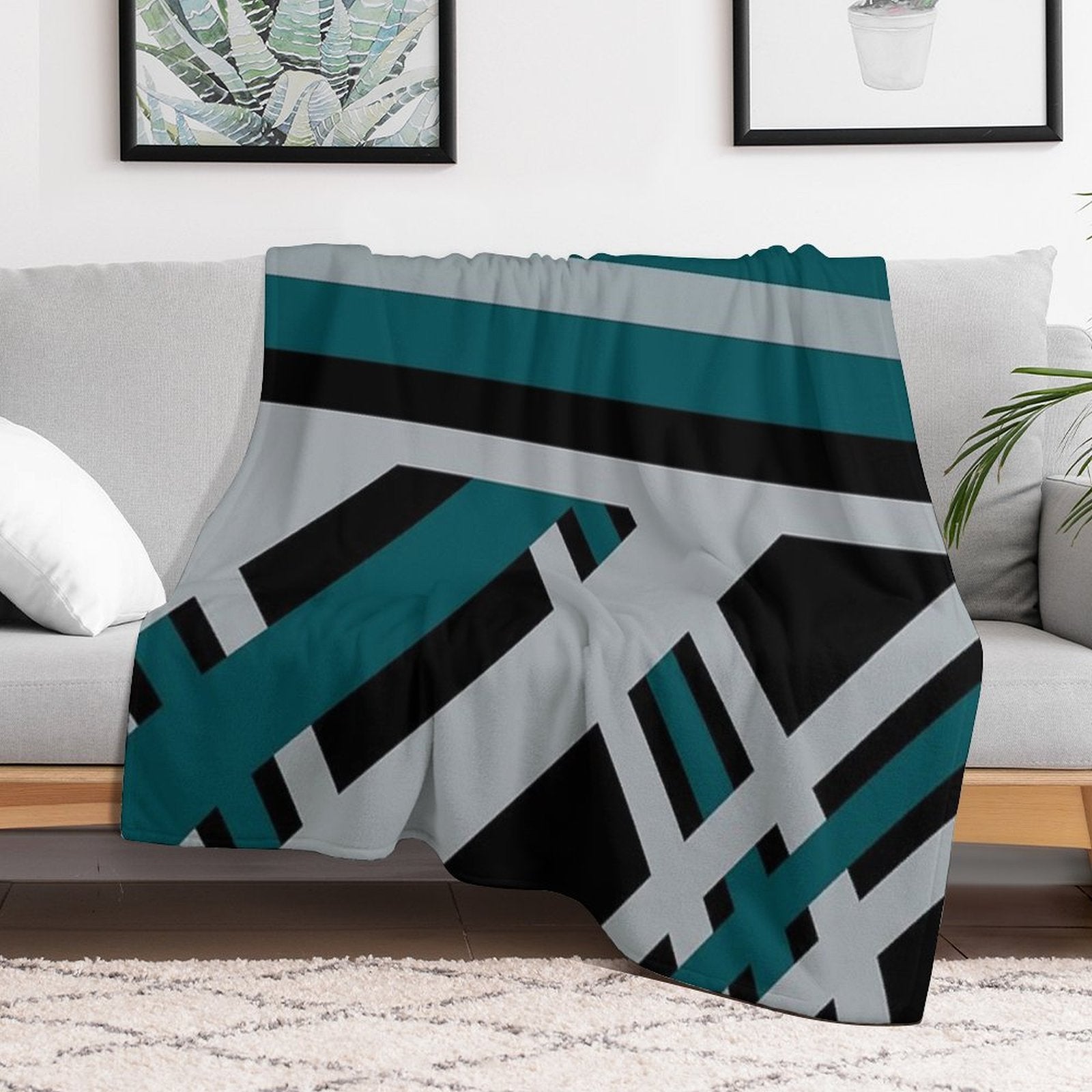 Bird Color Graphic Pattern Wrinkle-free Throw Blanket