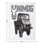 UNIMOG Oldschool Durable Throw Blanket
