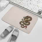 Japanese Serpentine Dragon  Toxin-Free Bath Mat