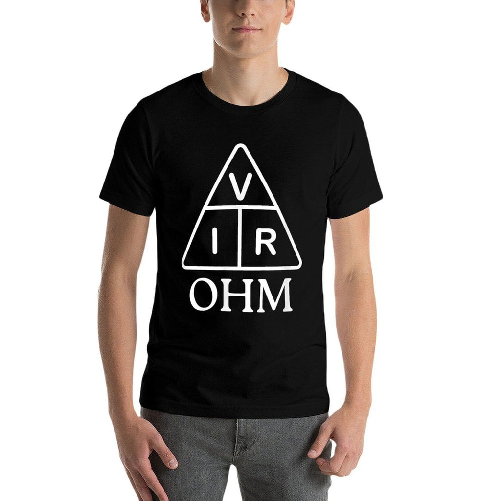 Ohm Law Ohms-Simple Law Triangle-Electrical Engineer  Versatile T-Shirt
