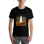 Spooky And Feral Halloween Cute Ghost Raccoon Trick Or Treat  Durable T-Shirt
